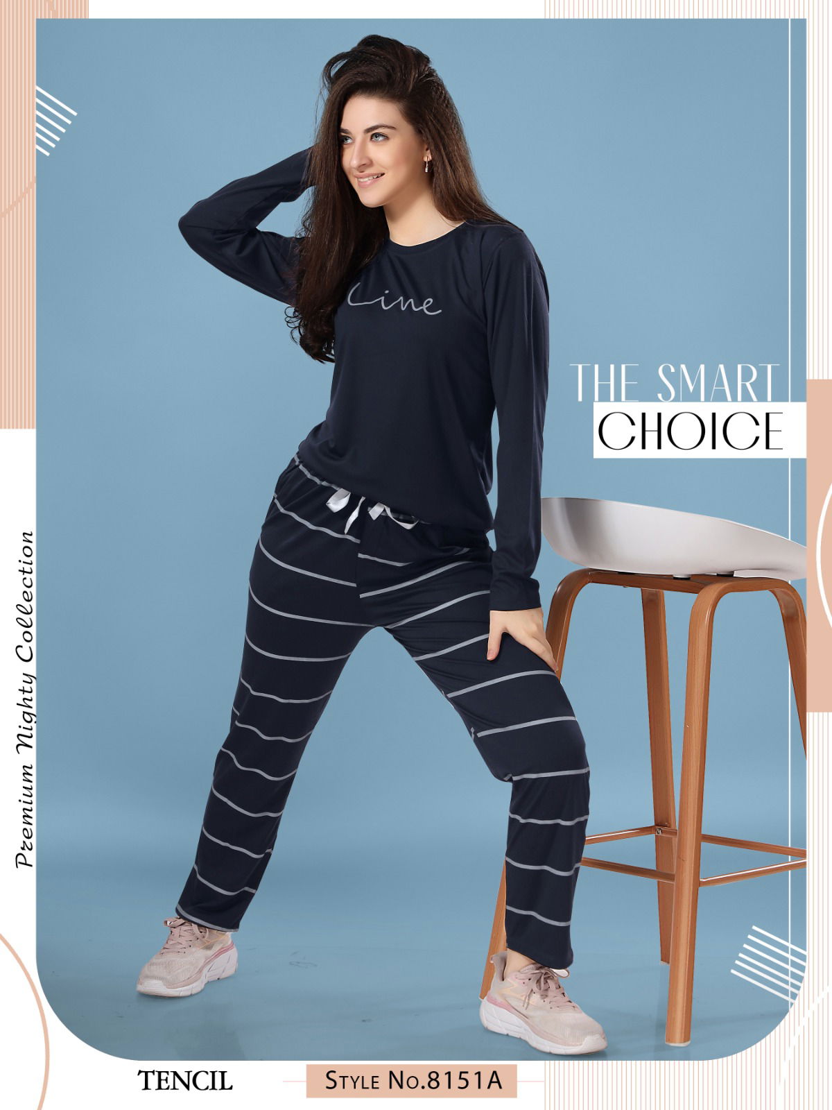 Tencil Cool Beauty full sleeve Night Suits Catalog